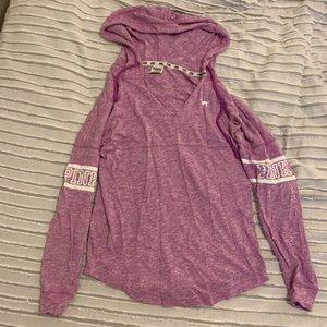 Pink hoodie